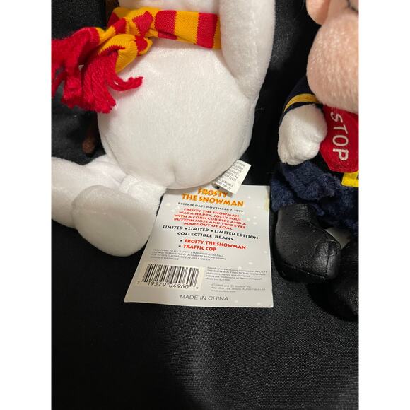 Frosty The Snowman CSV Exclusive 1999 - Frosty & Traffic Cop Plush Set WITH TAGS - Picture 5 of 6